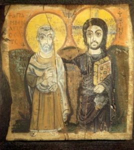 Jezus i św. Menas, CC-0